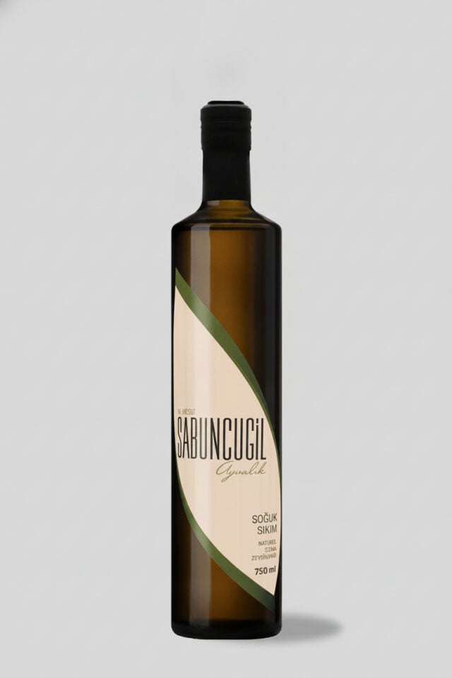 2025 - 2026 Ayvalık Olgun Hasat Soğuk Sıkım Natürel Sızma Zeytinyağı 750 ml Cam