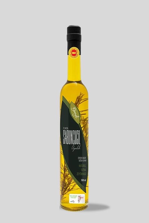 2025 - 2026 Erken Hasat Biberiyeli Çeşnili Zeytinyağı 500 ml